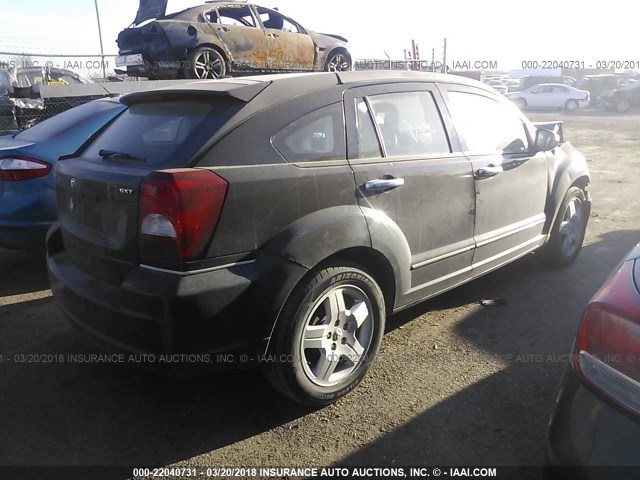 1B3HB48B78D770115 - 2008 DODGE CALIBER SXT BLACK photo 4