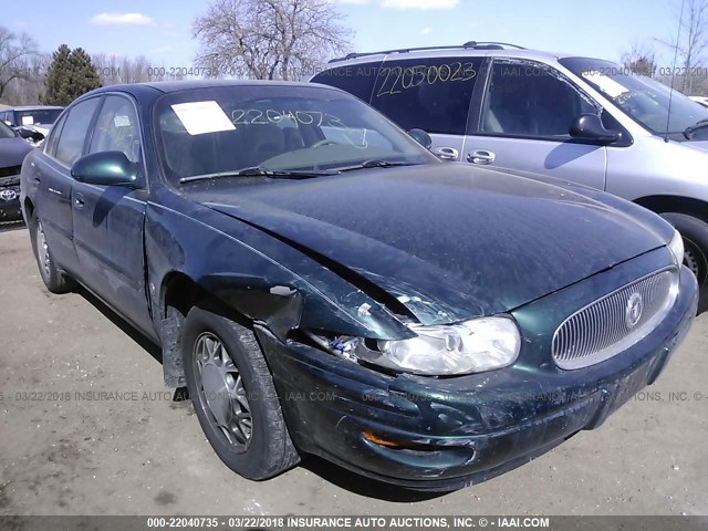 1G4HP54K5Y4101610 - 2000 BUICK LESABRE CUSTOM GREEN photo 1