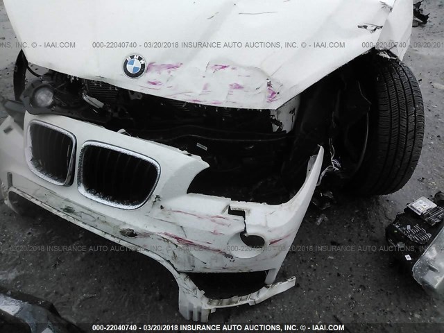 WBAVL1C54DVR89324 - 2013 BMW X1 XDRIVE28I WHITE photo 6