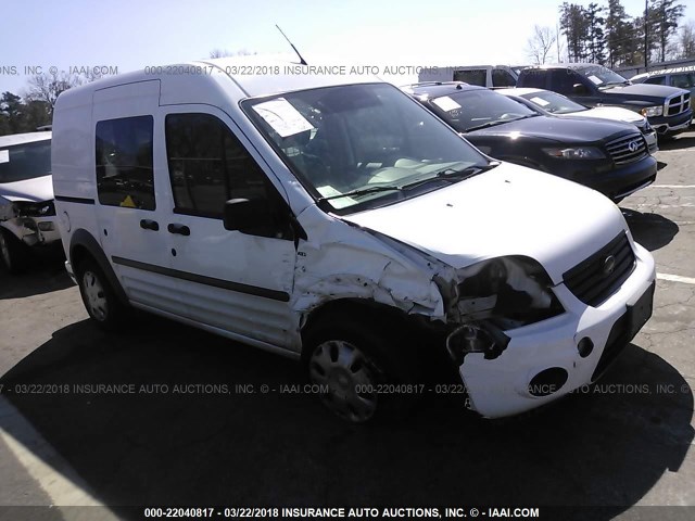 NM0LS6BN5AT034533 - 2010 FORD TRANSIT CONNECT XLT WHITE photo 1