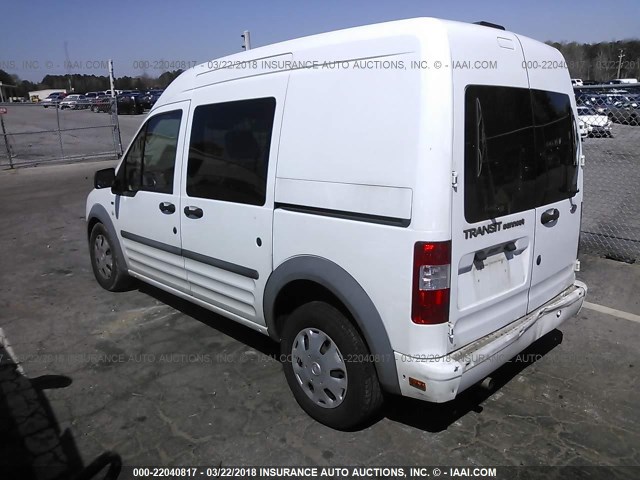 NM0LS6BN5AT034533 - 2010 FORD TRANSIT CONNECT XLT WHITE photo 3