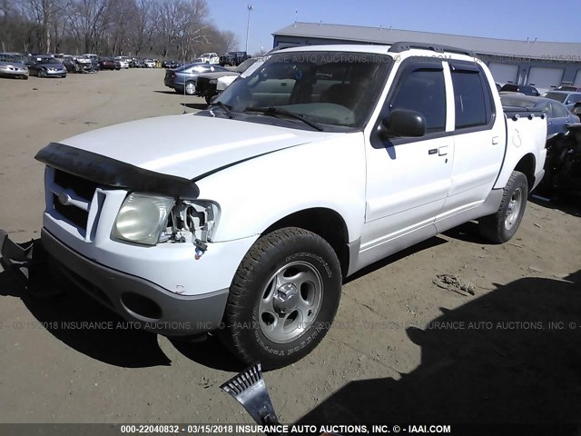 1FMZU77E03UB49393 - 2003 FORD EXPLORER SPORT TR  WHITE photo 2