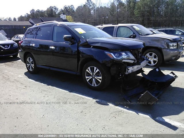 5N1DR2MN2HC648079 - 2017 NISSAN PATHFINDER S/SV/SL/PLATINUM 黑色 照片 1