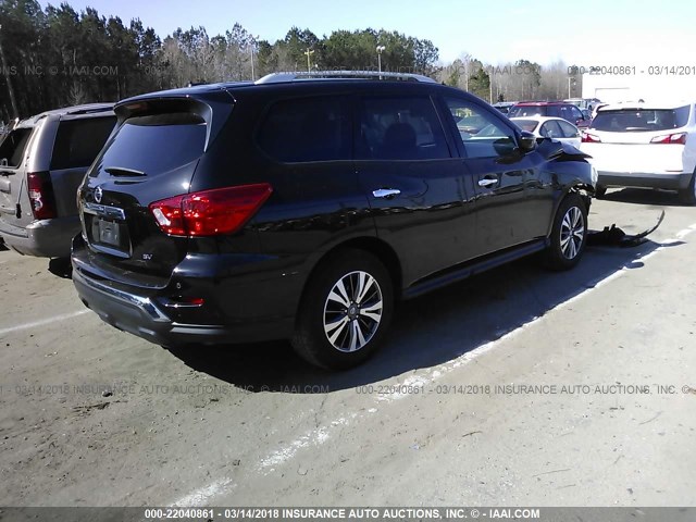 5N1DR2MN2HC648079 - 2017 NISSAN PATHFINDER S/SV/SL/PLATINUM 黑色 照片 4
