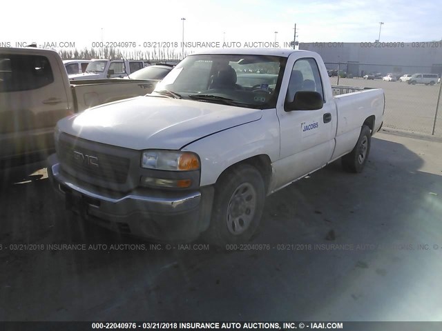 3GTEC14X37G193213 - 2007 GMC NEW SIERRA C1500 WHITE photo 2