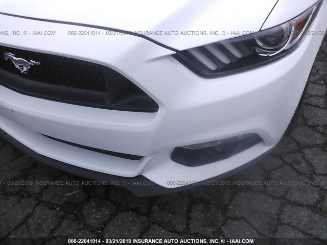 1FA6P8CF7G5268549 - 2016 FORD MUSTANG GT WHITE photo 6