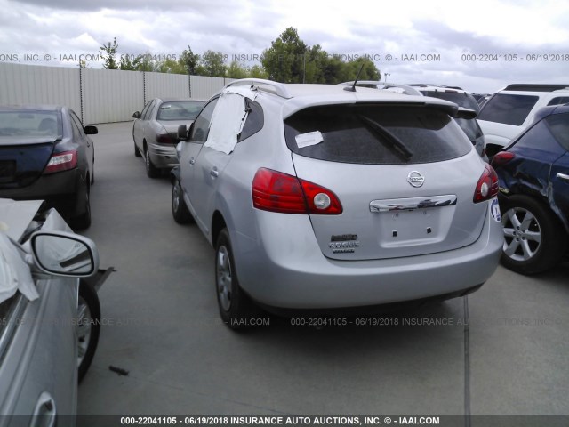 JN8AS5MT5FW654843 - 2015 NISSAN ROGUE SELECT S SILVER photo 3