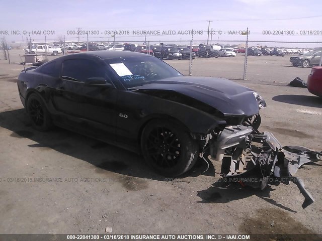 1ZVBP8CF9B5110194 - 2011 FORD MUSTANG GT BLACK photo 1