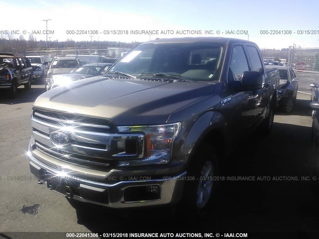 1FTEW1E53JKC86558 - 2018 FORD F150 SUPERCREW BEIGE photo 2