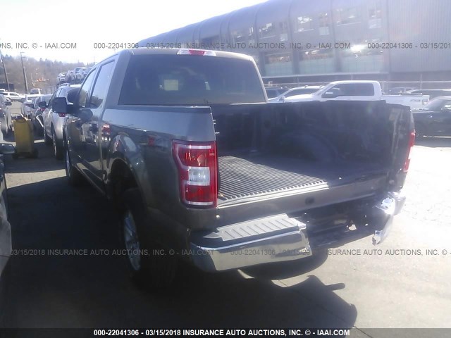 1FTEW1E53JKC86558 - 2018 FORD F150 SUPERCREW BEIGE photo 3