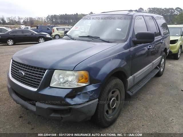 1FMRU15W53LB28747 - 2003 FORD EXPEDITION XLT ლურჯი ფოტო 2