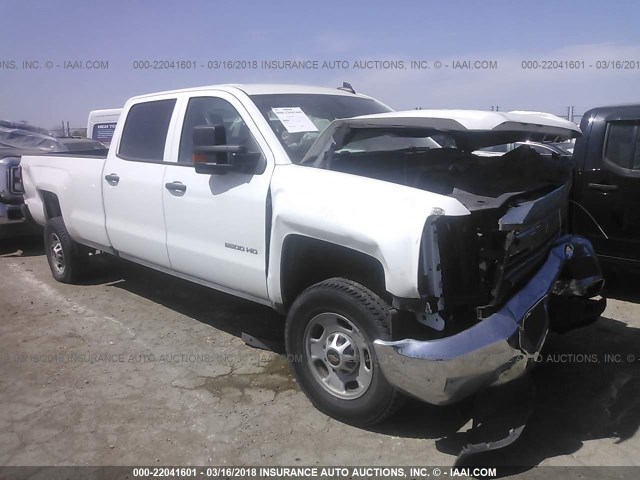 1GC1CUEGXGF160211 - 2016 CHEVROLET SILVERADO C2500 HEAVY DUTY WHITE photo 1