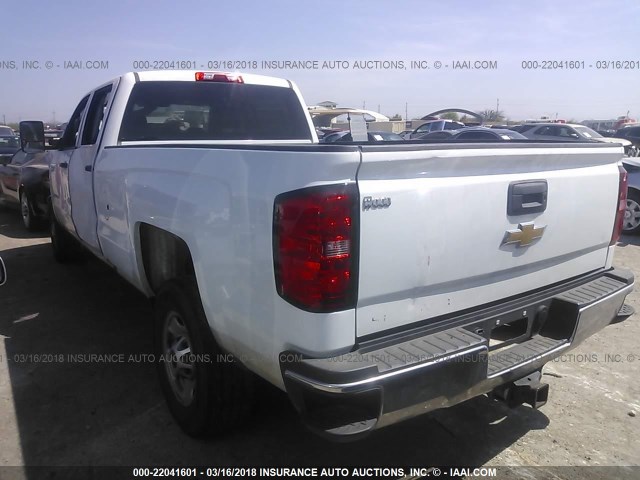 1GC1CUEGXGF160211 - 2016 CHEVROLET SILVERADO C2500 HEAVY DUTY WHITE photo 3
