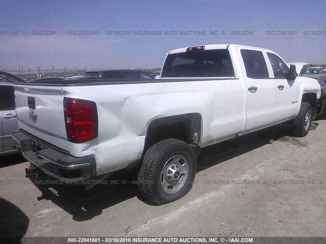 1GC1CUEGXGF160211 - 2016 CHEVROLET SILVERADO C2500 HEAVY DUTY WHITE photo 4