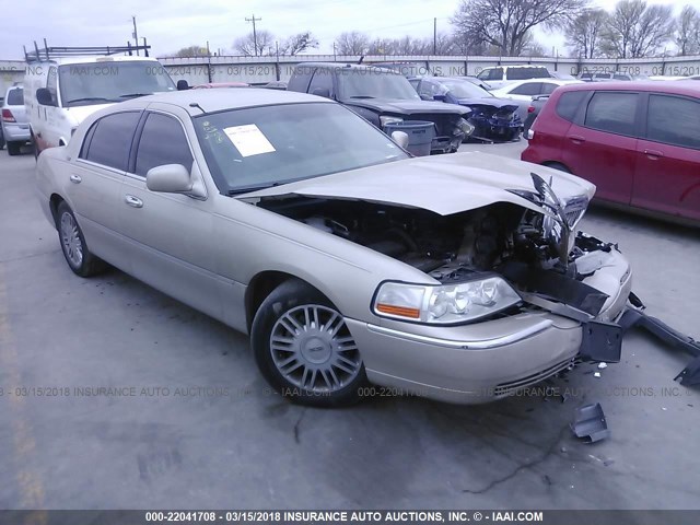 2LNHM82V89X627683 - 2009 LINCOLN TOWN CAR SIGNATURE LIMITED BEIGE photo 1