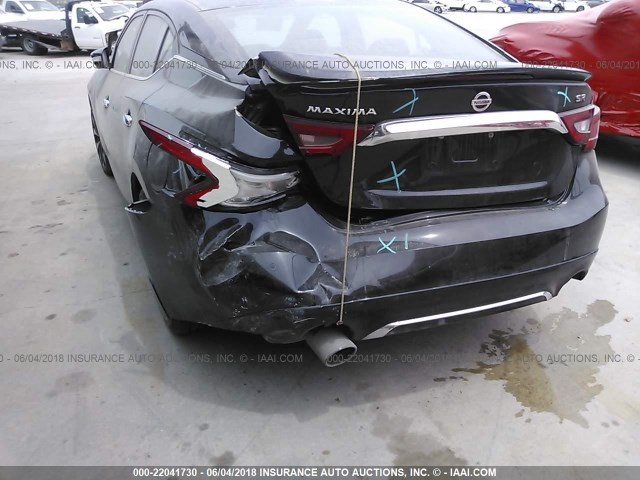 1N4AA6APXHC440016 - 2017 NISSAN MAXIMA 3.5S/SV/SL/SR/PLAT BLACK photo 6