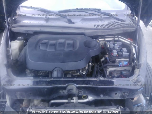 3GNDA13D56S547146 - 2006 CHEVROLET HHR LS BLACK photo 10
