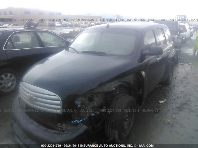 3GNDA13D56S547146 - 2006 CHEVROLET HHR LS BLACK photo 2