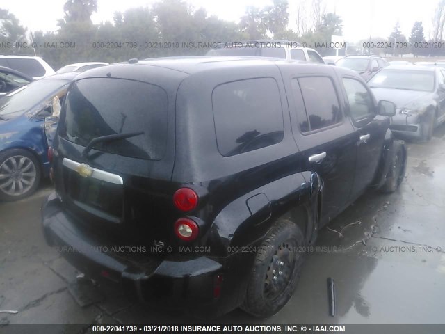 3GNDA13D56S547146 - 2006 CHEVROLET HHR LS BLACK photo 4