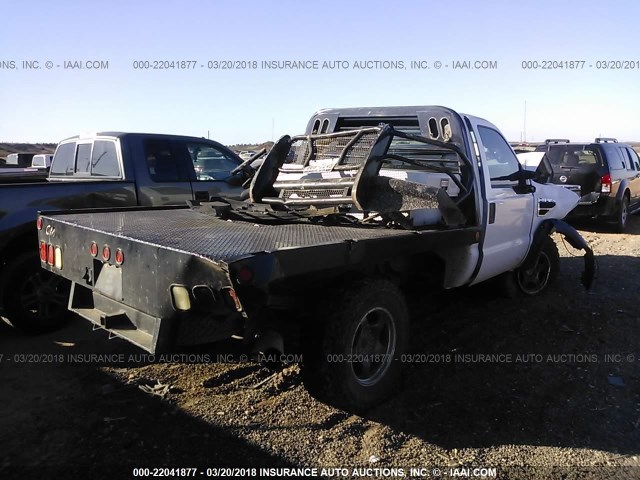 1FTWF31R49EA75405 - 2009 FORD F350 SUPER DUTY WHITE photo 4