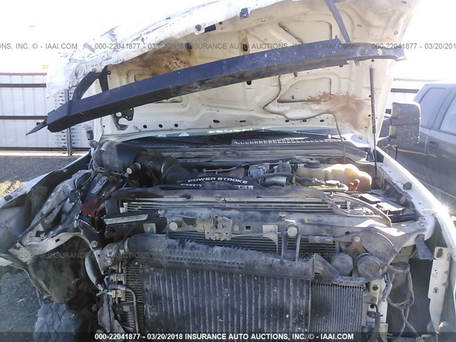 1FTWF31R49EA75405 - 2009 FORD F350 SUPER DUTY WHITE photo 9