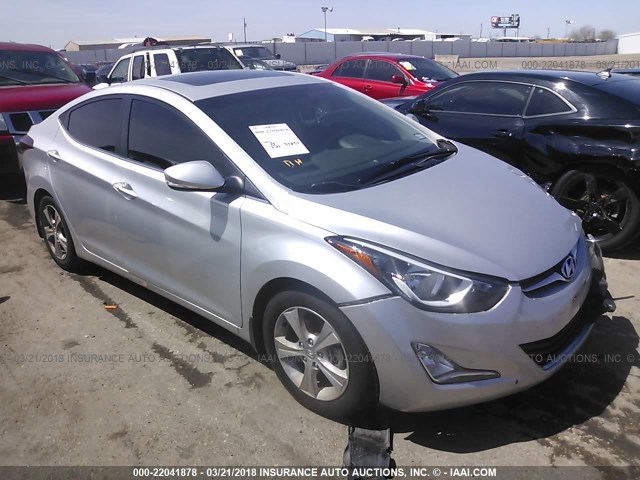 5NPDH4AE0GH690941 - 2016 HYUNDAI ELANTRA SE/SPORT/LIMITED SILVER photo 1