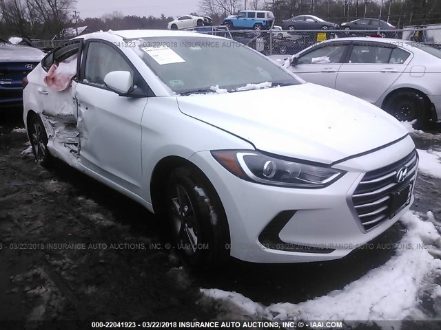 5NPD84LF6JH274521 - 2018 HYUNDAI ELANTRA SEL/VALUE/LIMITED WHITE photo 1