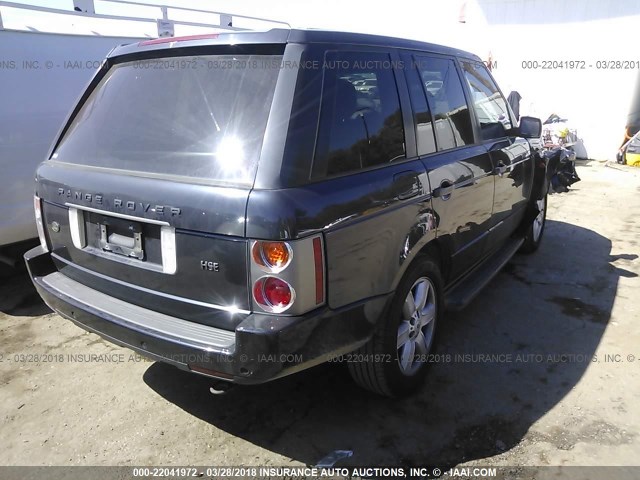 SALMF11414A165992 - 2004 LAND ROVER RANGE ROVER HSE GRAY photo 4