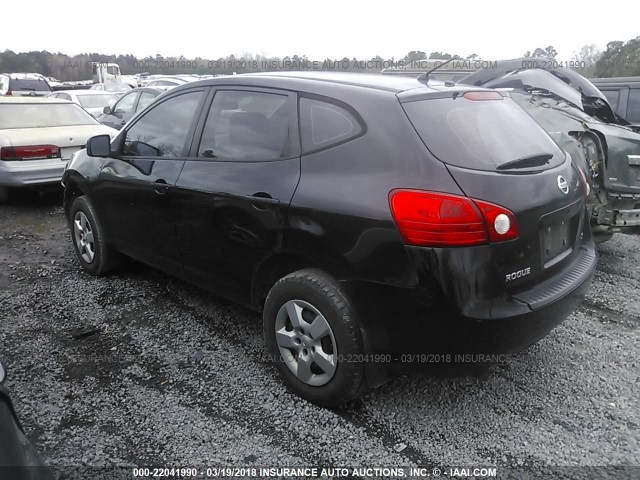 JN8AS58T39W327565 - 2009 NISSAN ROGUE S/SL BLACK photo 3