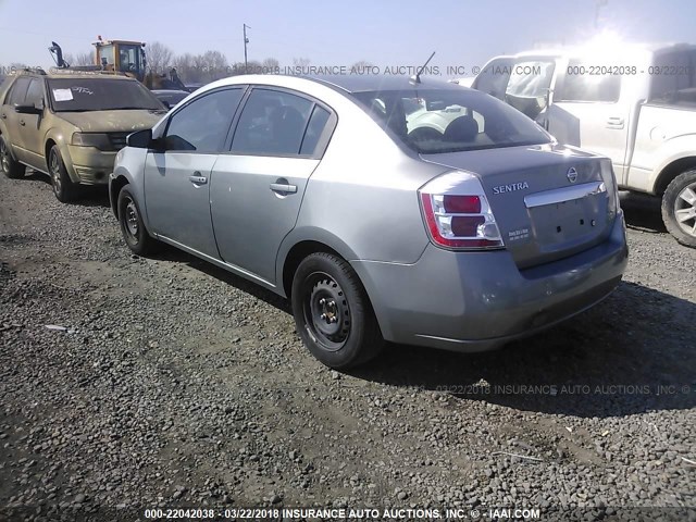 3N1AB6AP5AL680854 - 2010 NISSAN SENTRA 2.0/2.0S/SR/2.0SL GRAY photo 3