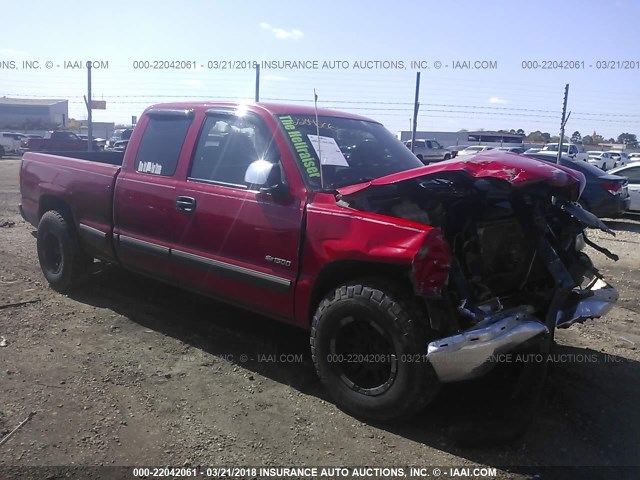 2GCEC19V721136926 - 2002 CHEVROLET SILVERADO C1500 RED photo 1