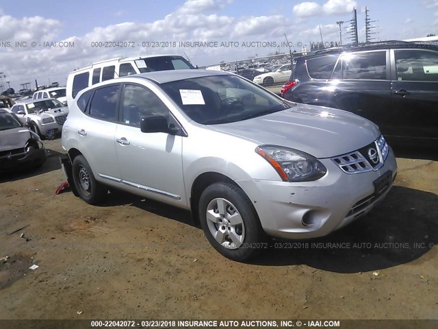 JN8AS5MT4EW619242 - 2014 NISSAN ROGUE SELECT S SILVER photo 1