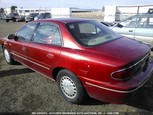 2G4WY52M1W1452113 - 1998 BUICK CENTURY LIMITED BURGUNDY photo 3