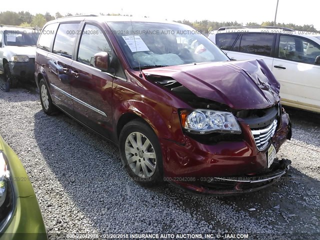 2C4RC1BGXER157661 - 2014 CHRYSLER TOWN & COUNTRY TOURING MAROON photo 1