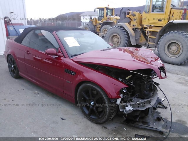 WBSBR93405PK10056 - 2005 BMW M3 RED photo 1