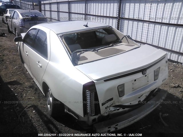 1G6DC67A350193796 - 2005 CADILLAC STS WHITE photo 3