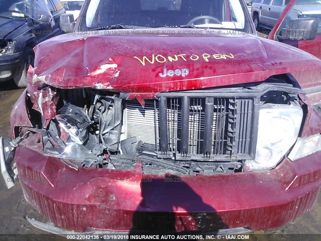 1J8GN28K79W528459 - 2009 JEEP LIBERTY SPORT 红色 照片 10
