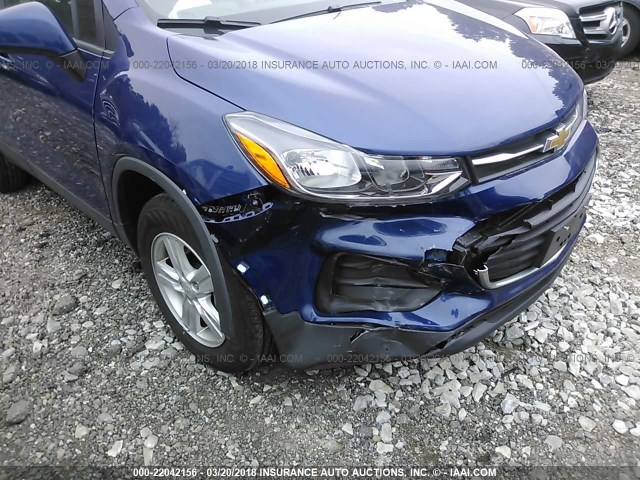 3GNCJNSB9HL201083 - 2017 CHEVROLET TRAX LS BLUE photo 6