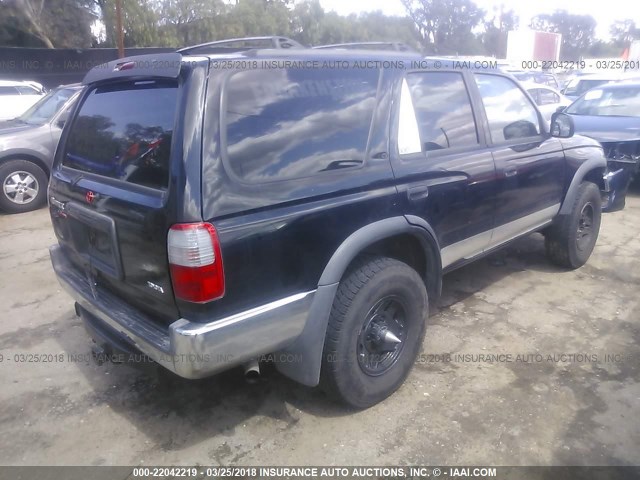 JT3GM84R1Y0058614 - 2000 TOYOTA 4RUNNER BLACK photo 4