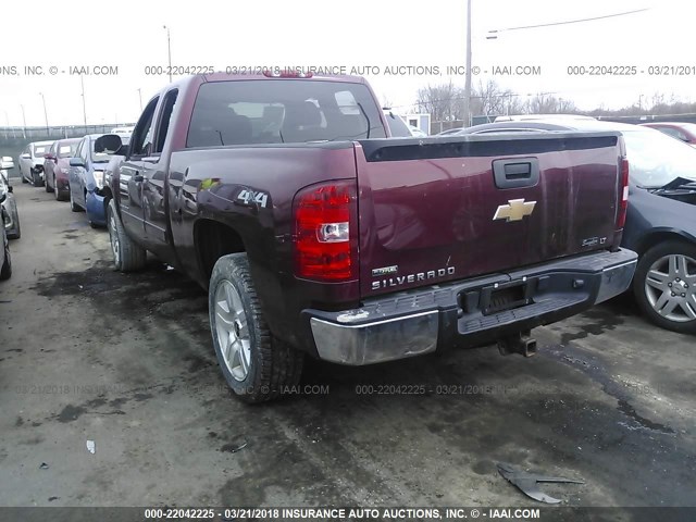 2GCEK190X81319821 - 2008 CHEVROLET SILVERADO K1500 MAROON photo 3