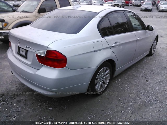 WBAVD13596KV13006 - 2006 BMW 325 XI SILVER photo 4