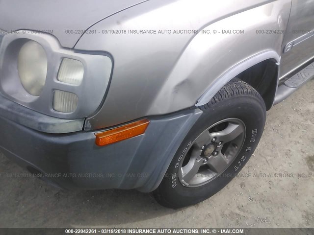 5N1ED28T93C681634 - 2003 NISSAN XTERRA XE/SE GRAY photo 6