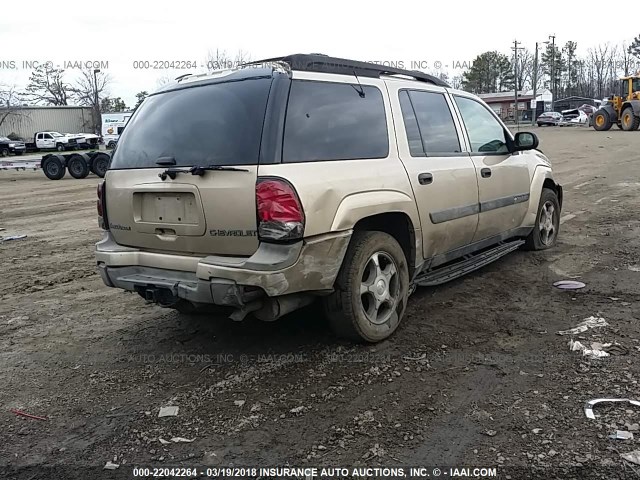 1GNET16S146158613 - 2004 CHEVROLET TRAILBLAZER EXT LS/EXT LT GOLD photo 4