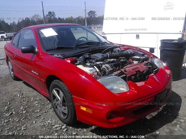 1G2JB124627445331 - 2002 PONTIAC SUNFIRE SE RED photo 1