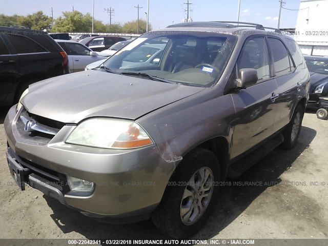 2HNYD18823H515471 - 2003 ACURA MDX TOURING GOLD photo 2