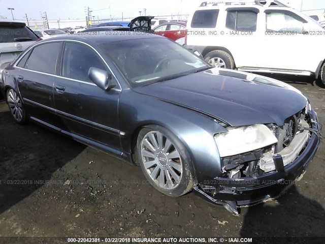 WAUML44E84N024591 - 2004 AUDI A8 L QUATTRO BLUE photo 1