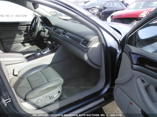 WAUML44E84N024591 - 2004 AUDI A8 L QUATTRO BLUE photo 5