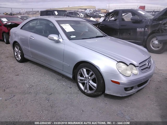 WDBTJ56H16F186544 - 2006 MERCEDES-BENZ CLK 350 SILVER photo 1