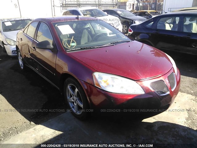 1G2ZG57N694138542 - 2009 PONTIAC G6 RED photo 1