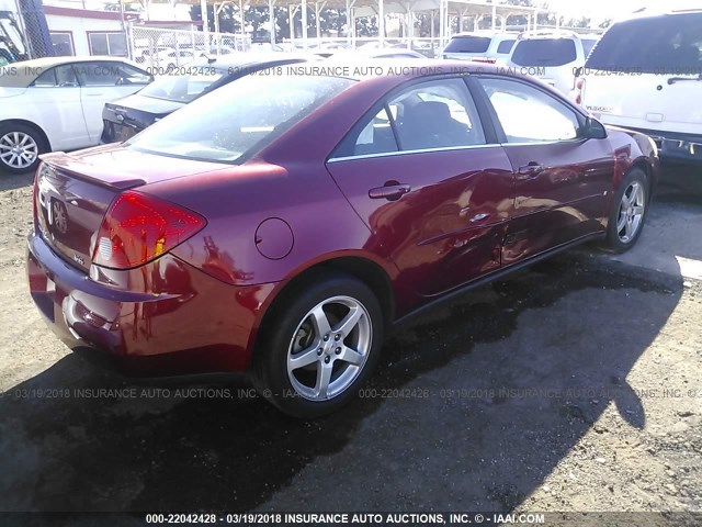 1G2ZG57N694138542 - 2009 PONTIAC G6 RED photo 4